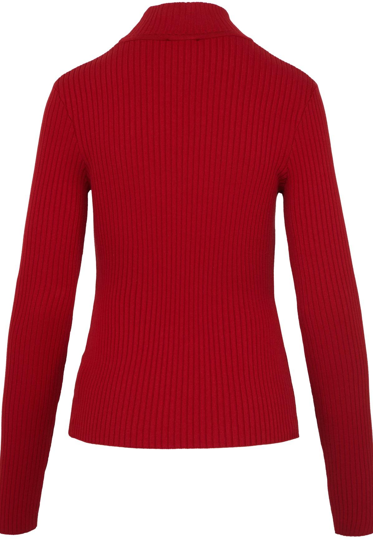 Courreges Reedition High Collar Jumper in Red | Lyst