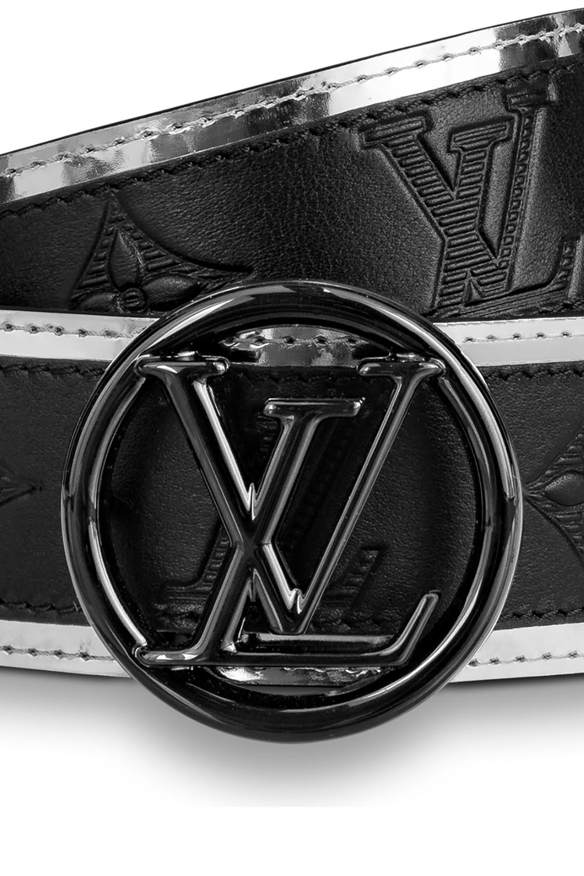 Louis Vuitton LV Circle 40mm Reversible Belt Brown Black (100 cm