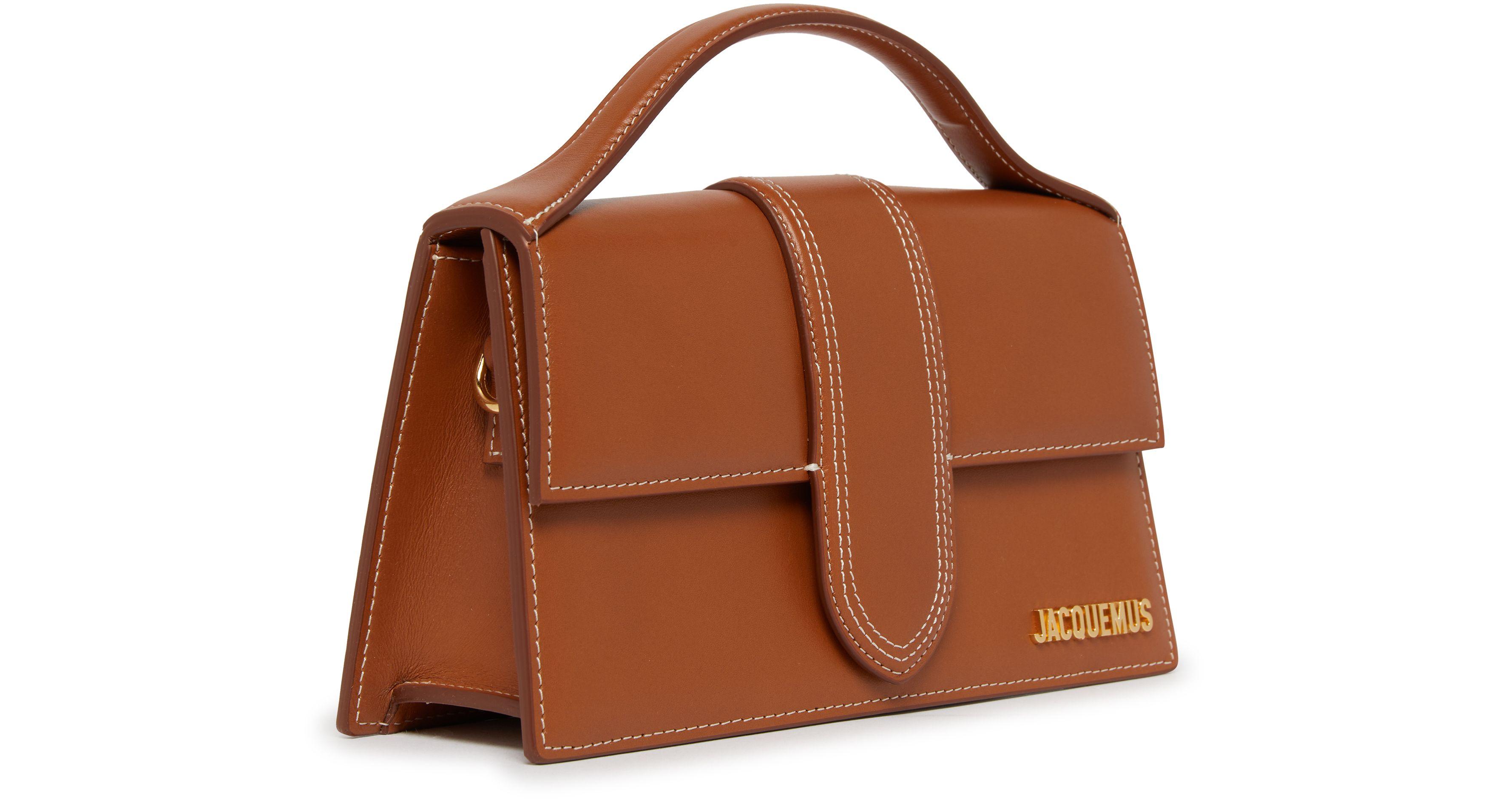 Jacquemus The Bambino Large Bag in Brown | Lyst