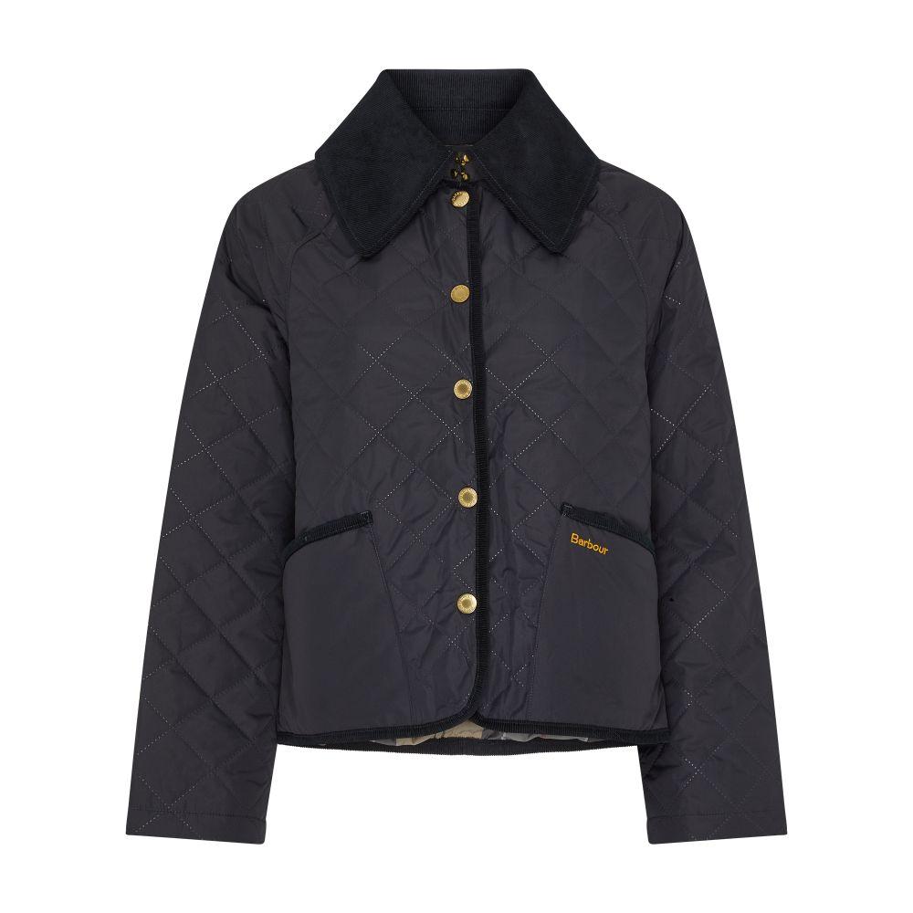 Barbour Gosford Quilted Jacket in Blue Lyst