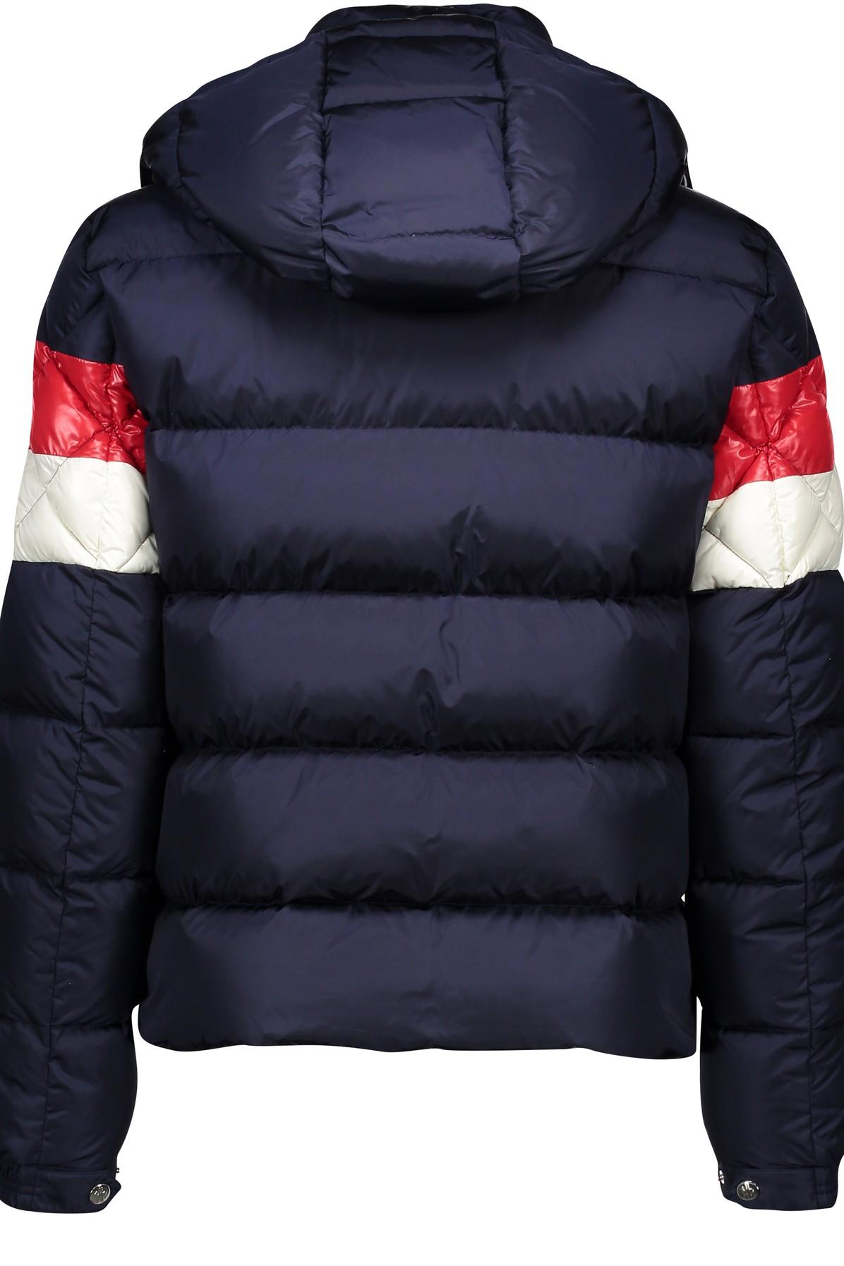 Moncler Synthetic Janvry Jacket in White/Navy/Red (Blue) for Men | Lyst