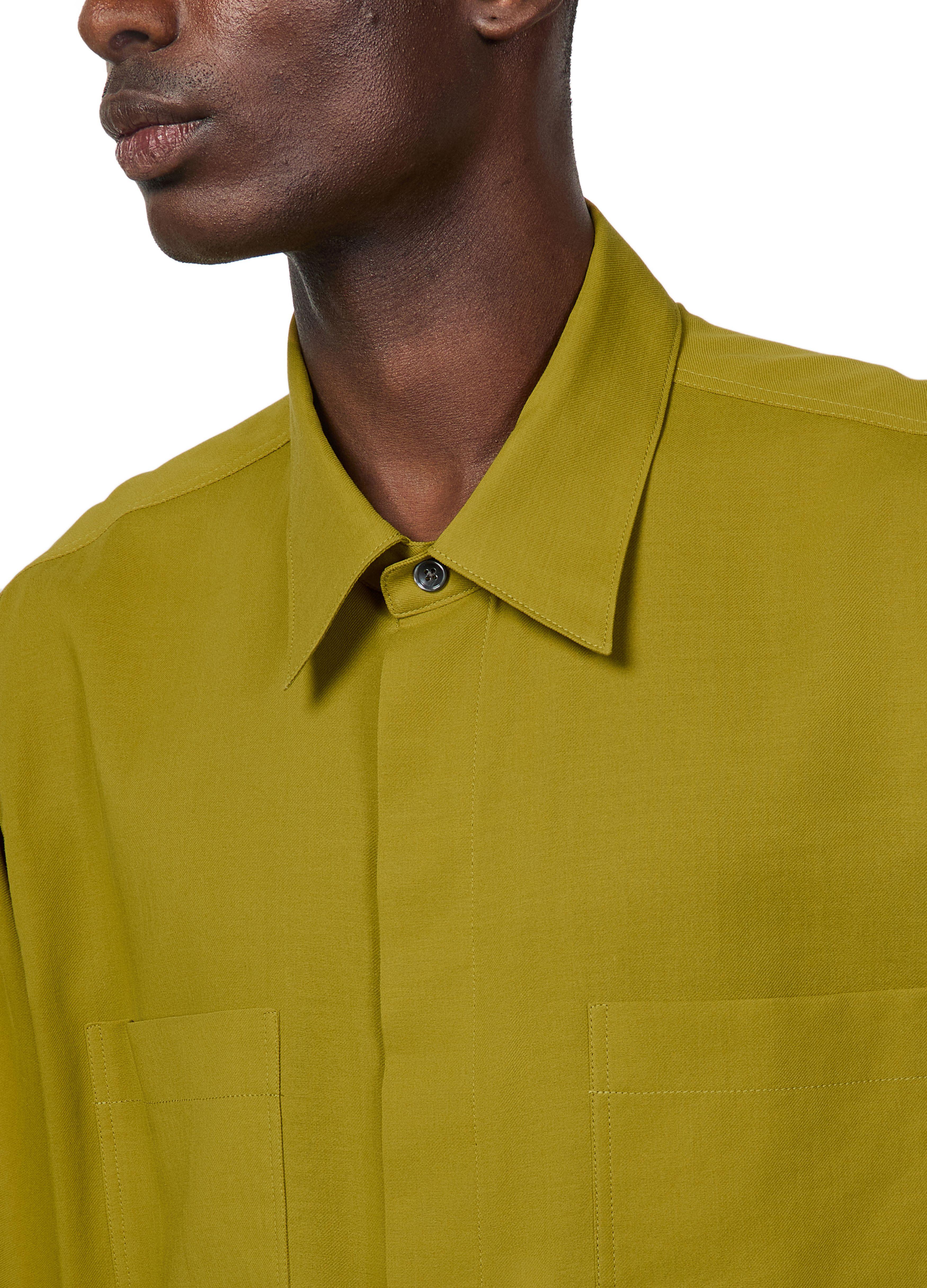 Ami Paris Shortsleeve Classic Shirt in Green for Men | Lyst