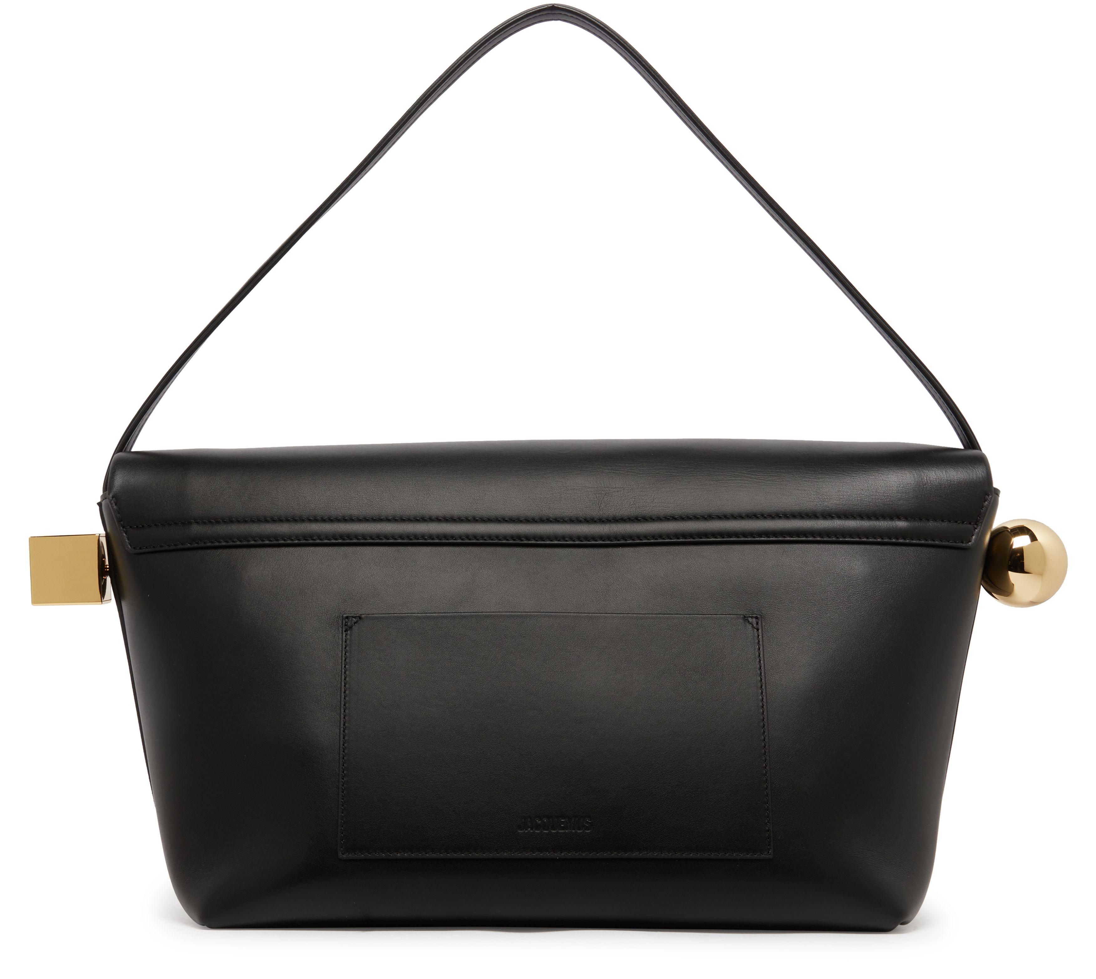 Jacquemus Le Grand Rond Carre Bag in Black | Lyst