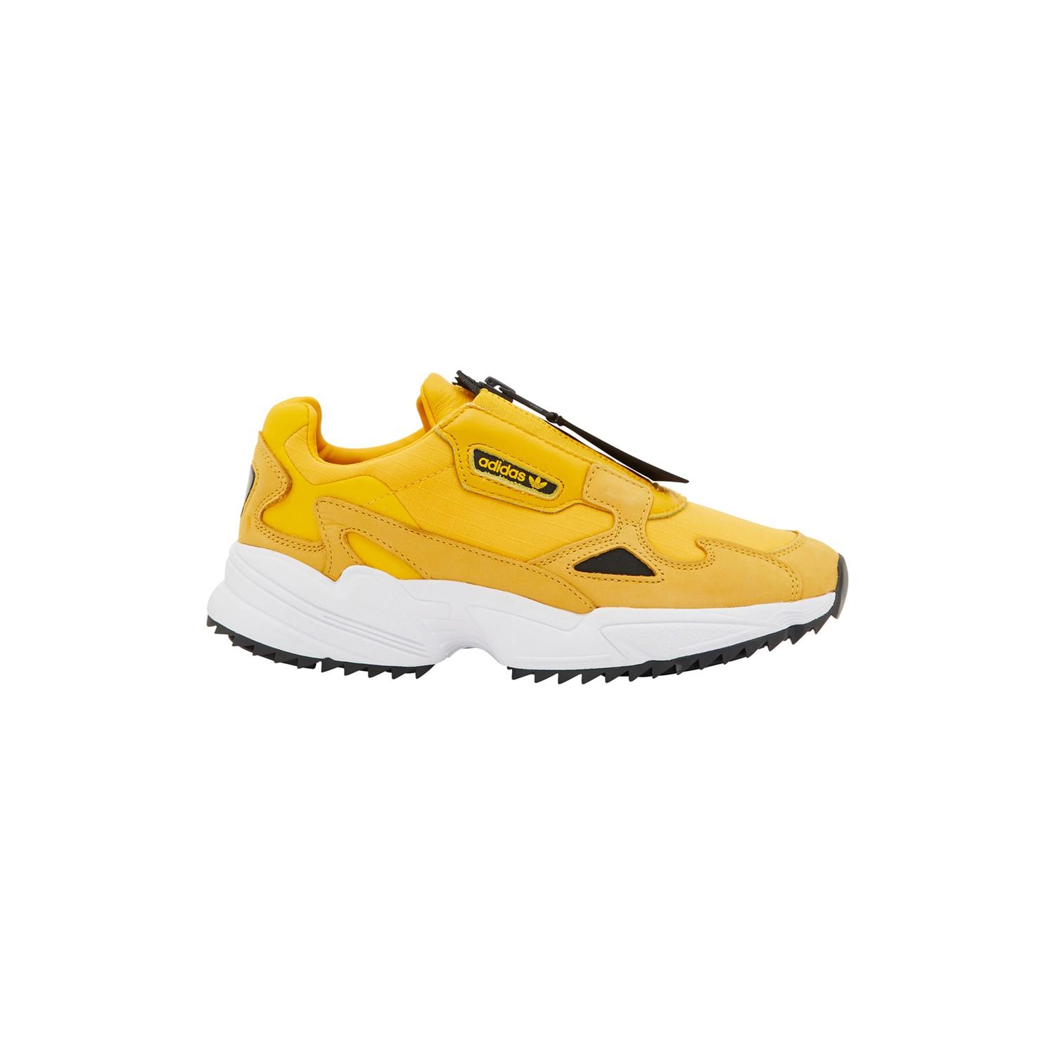 adidas falcon yellow zip