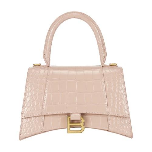 Balenciaga Hourglass Small Top Handle Bag in Natural | Lyst
