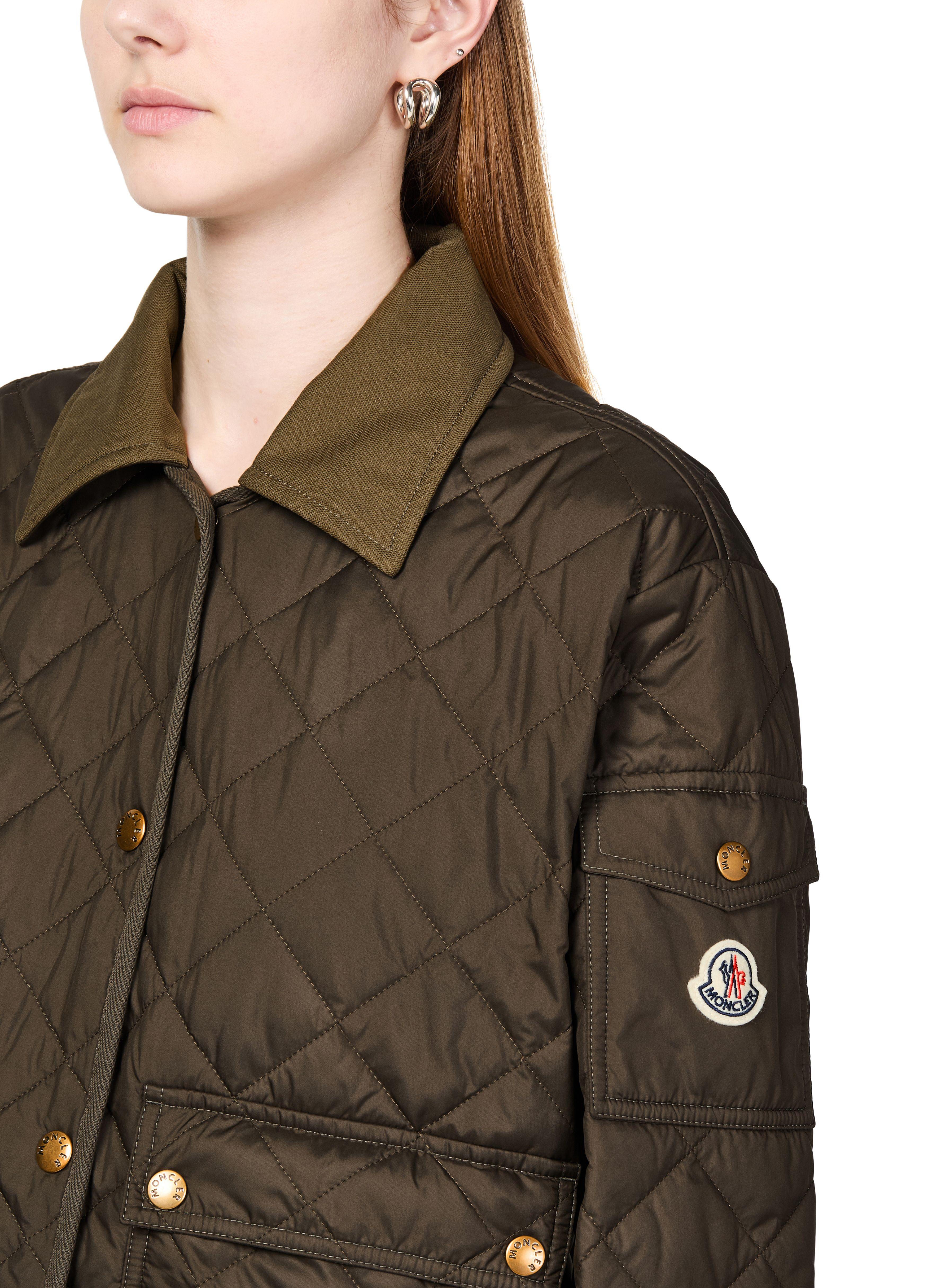 【送料&関税込】Moncler Chitre Quilted Green Jacket Moncler Chitre Quilted Jacket in Green | Lyst