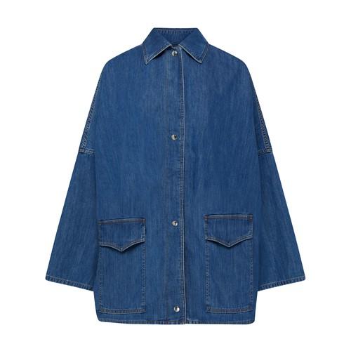 Totême Denim Overshirt Jacket in Blue | Lyst Australia