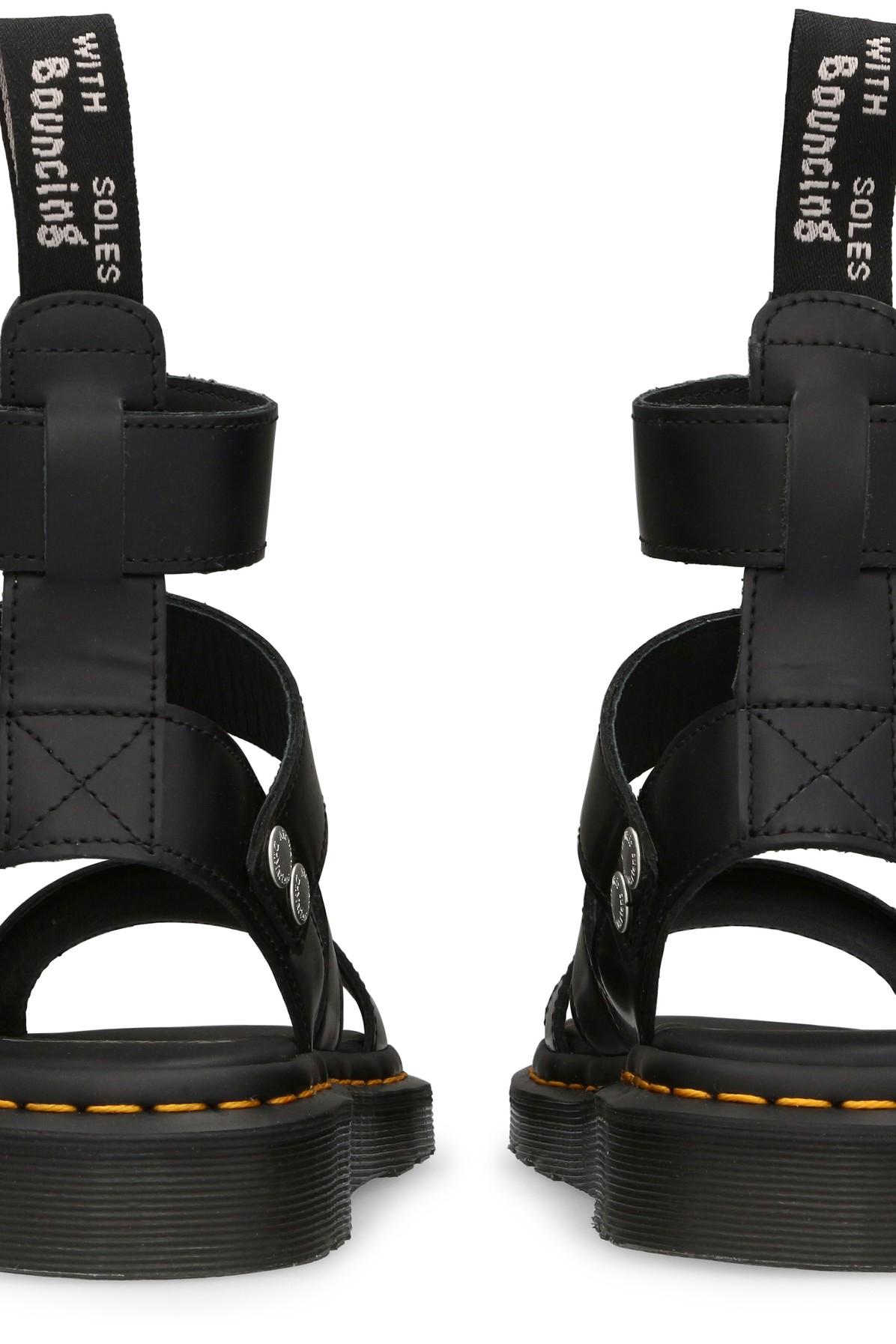 black high top sandals