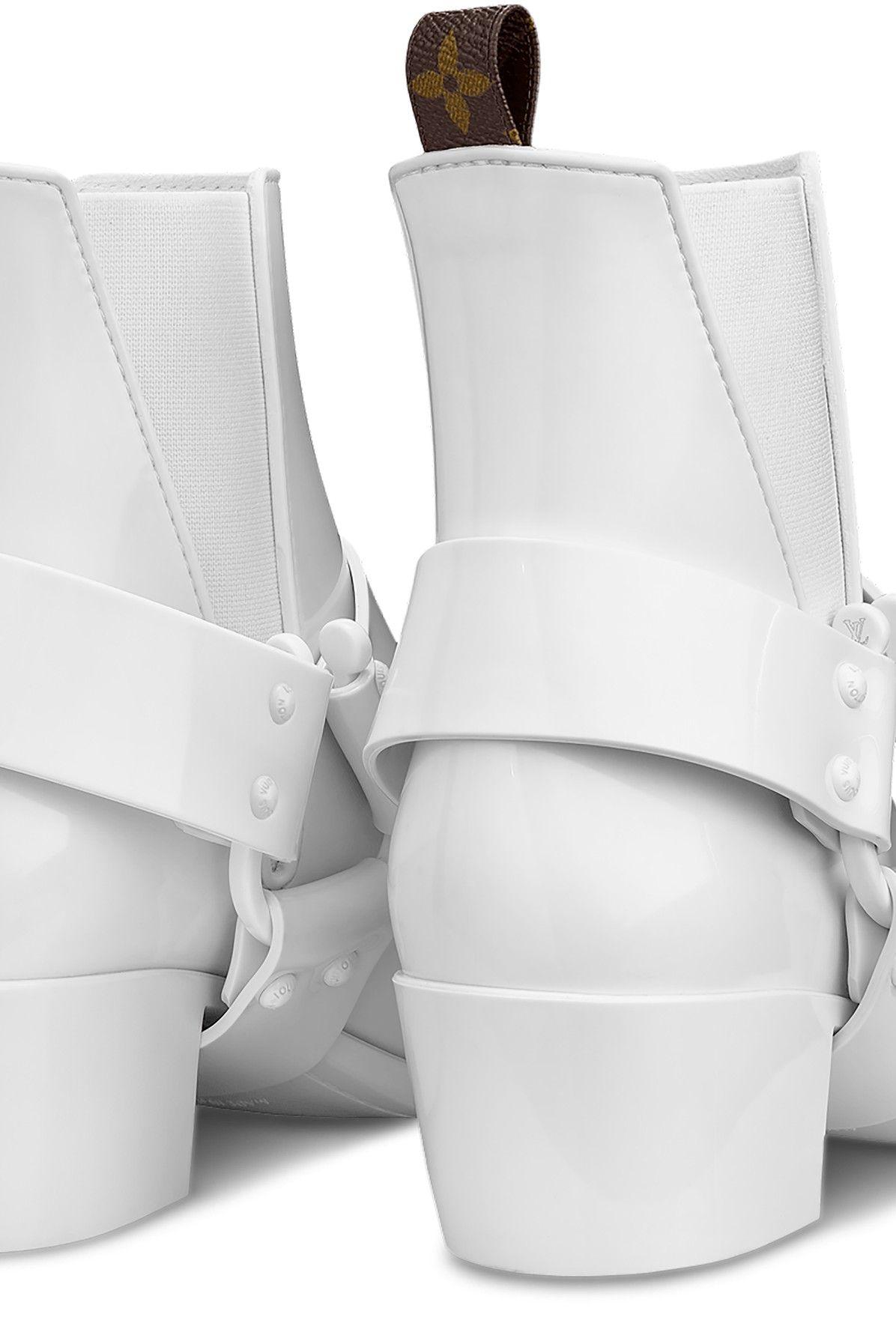 Louis Vuitton Rhapsody Ankle Boot in White