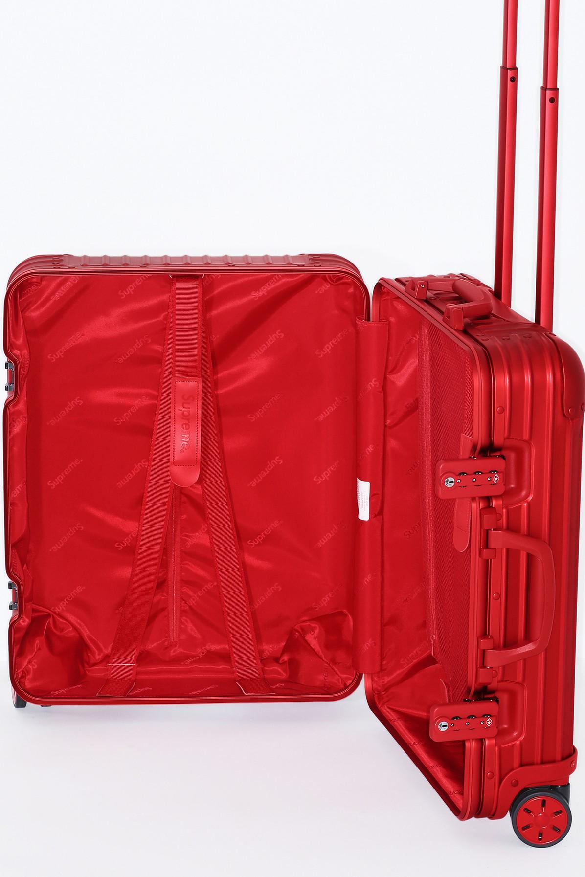 RIMOWA Supreme Topas Multiwheel 45l in Red | Lyst