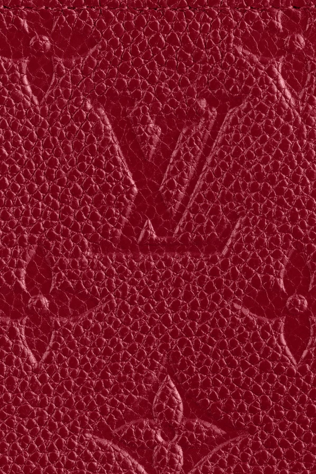 LOUIS VUITTON Giant Monogram Pochette Double Zip in Red and Pink – Dearluxe