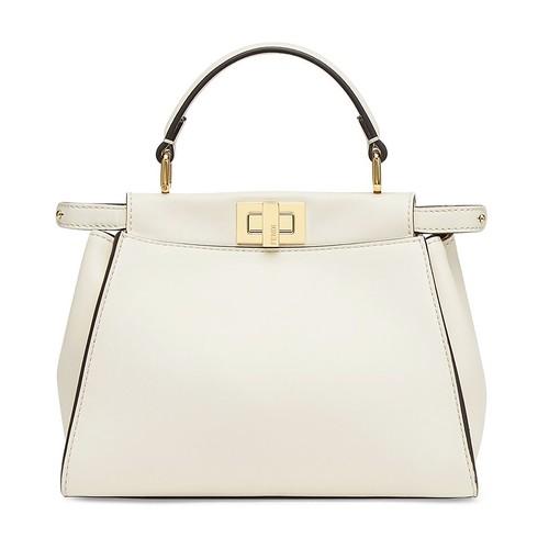 Fendi Peekaboo Iconic Mini in White