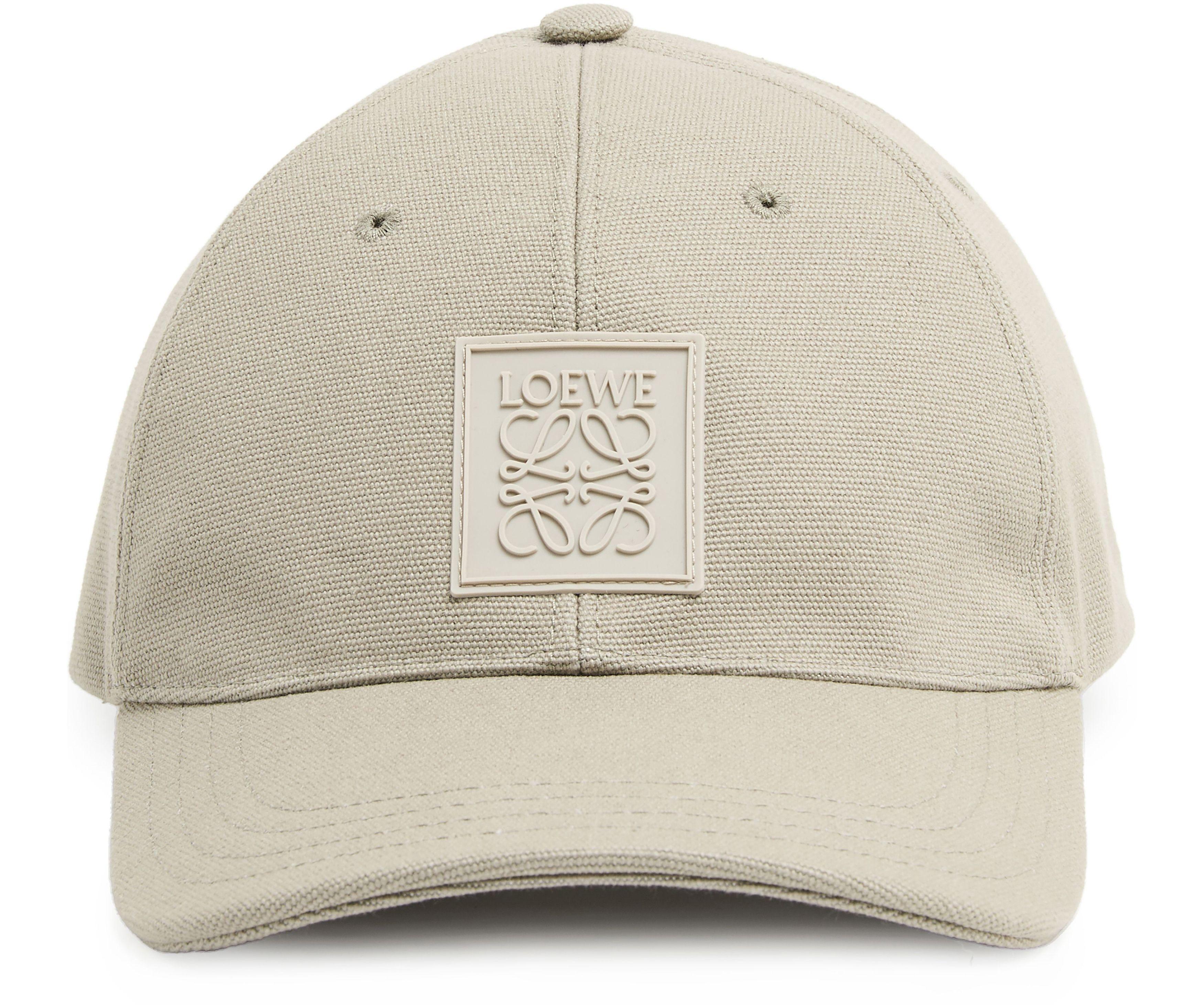 Loewe Logo Patch Cap in Natural for Men | Lyst
