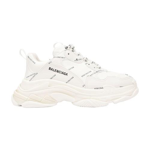 balenciaga triple s white new