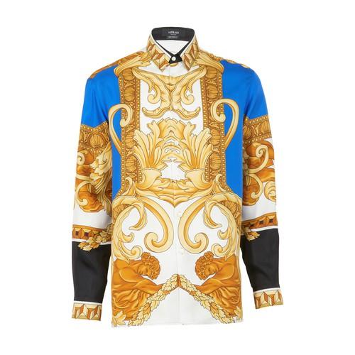 Versace Shirt in Blue for Men Lyst