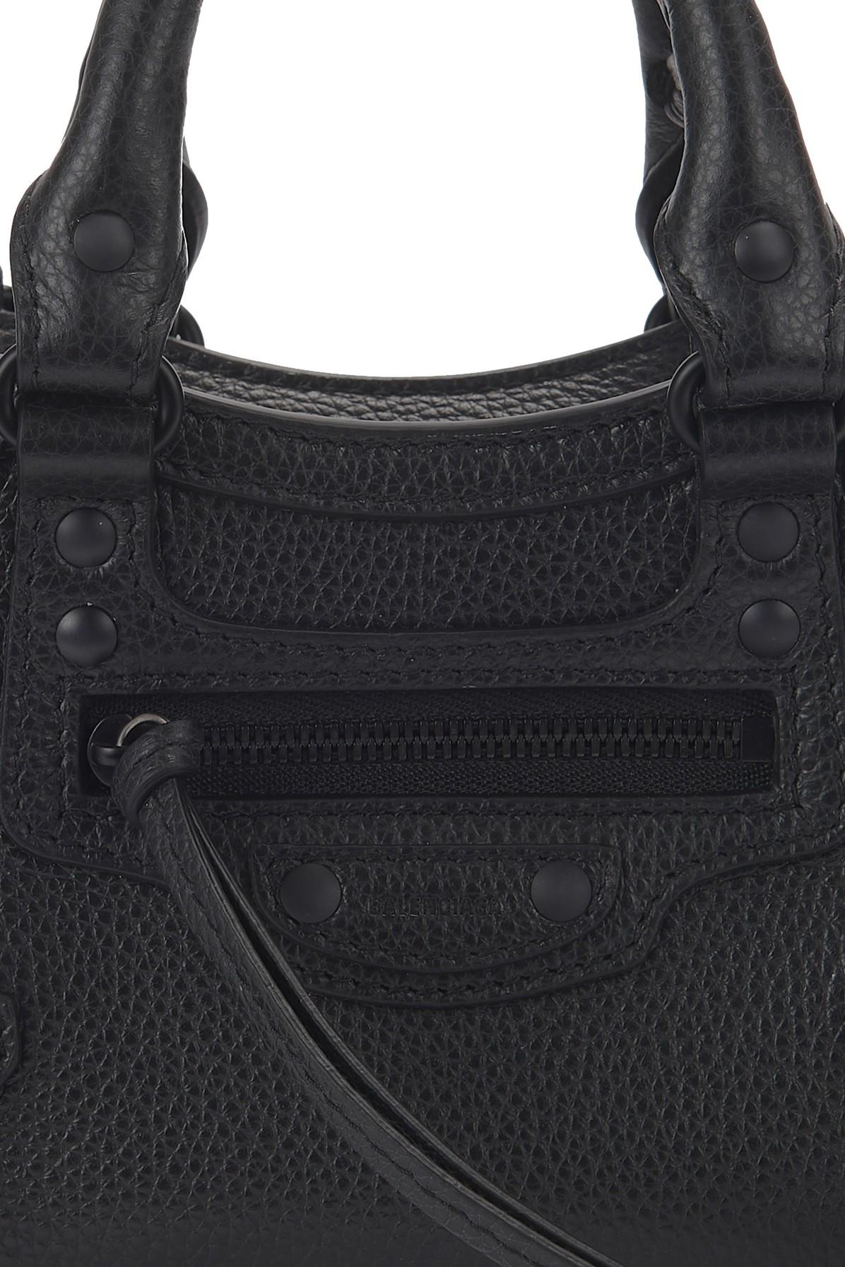 Balenciaga Neo Classic Nano Top Handle Bag in Black - Lyst