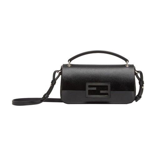 Baguette Phone Pouch - Black beaded pouch
