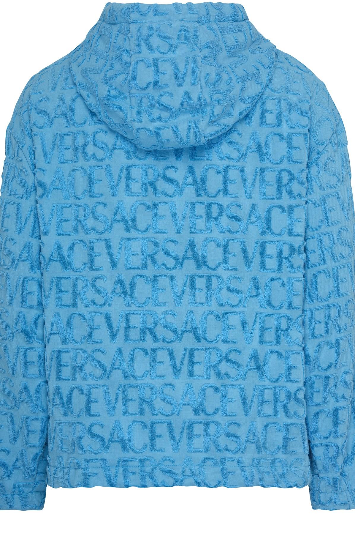 Versace Versace Allover Towel Hoodie for Men