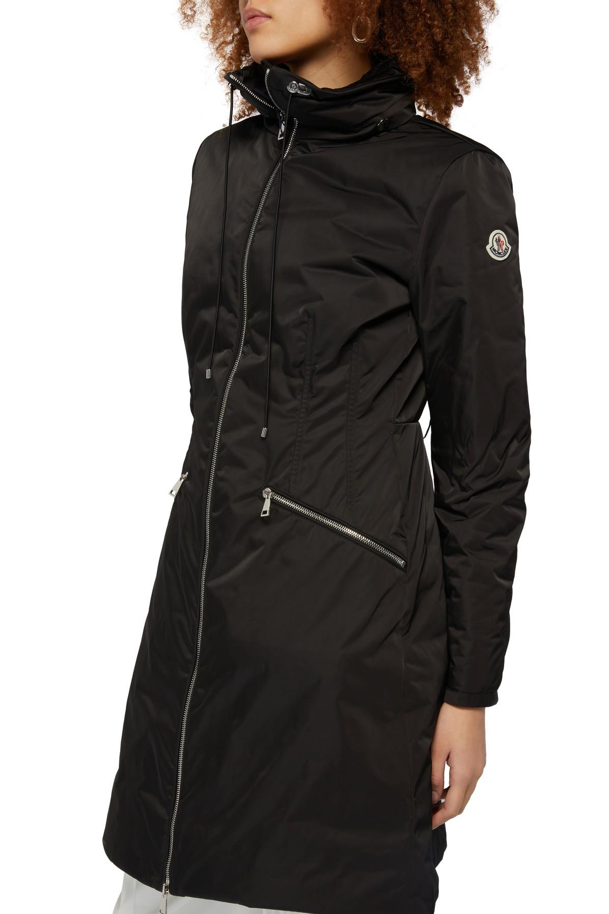 Moncler Hermanville Coat in Black | Lyst