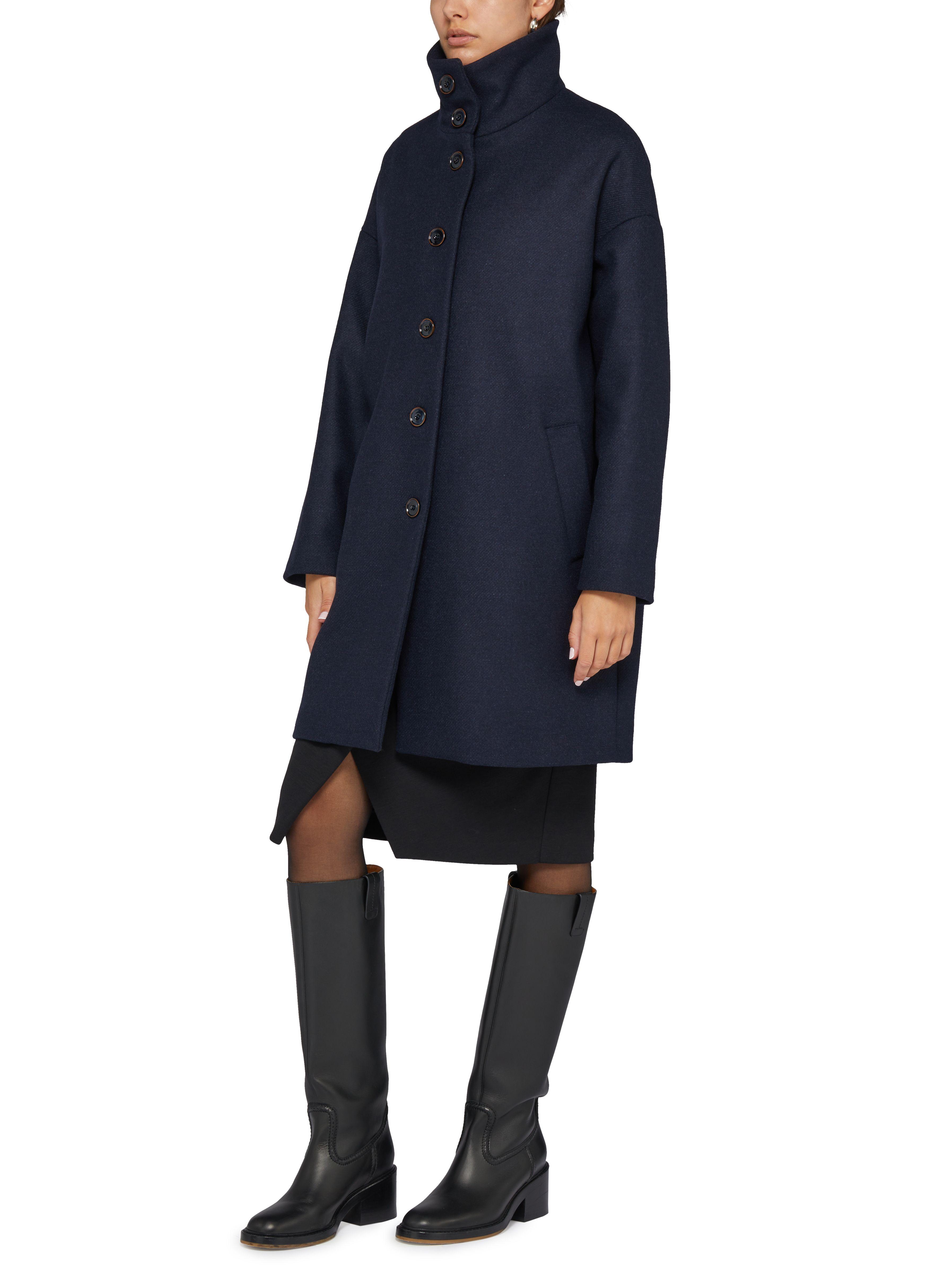 Sessun Cotton Sessun Trenchcoat Trench Coat Sessun Navy Size M