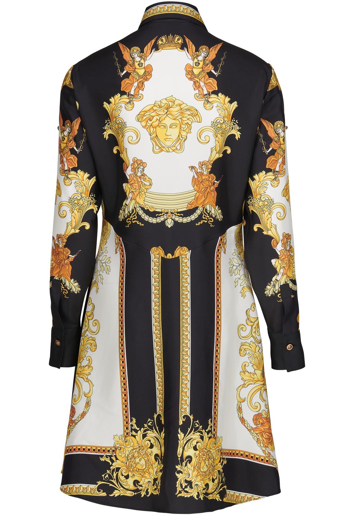 versace womens shirt dress