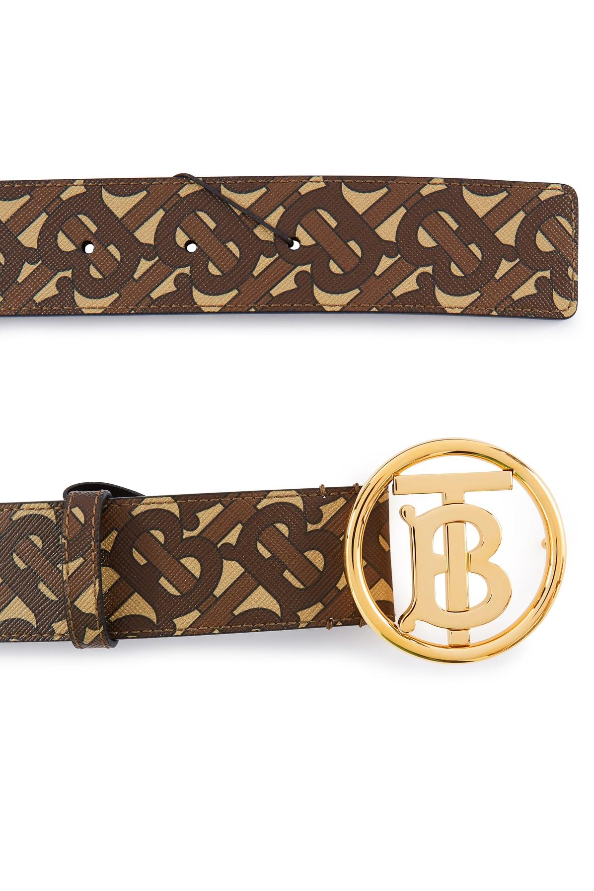 Burberry Tb Circle Belt in Bridle Brown (Brown) - Lyst