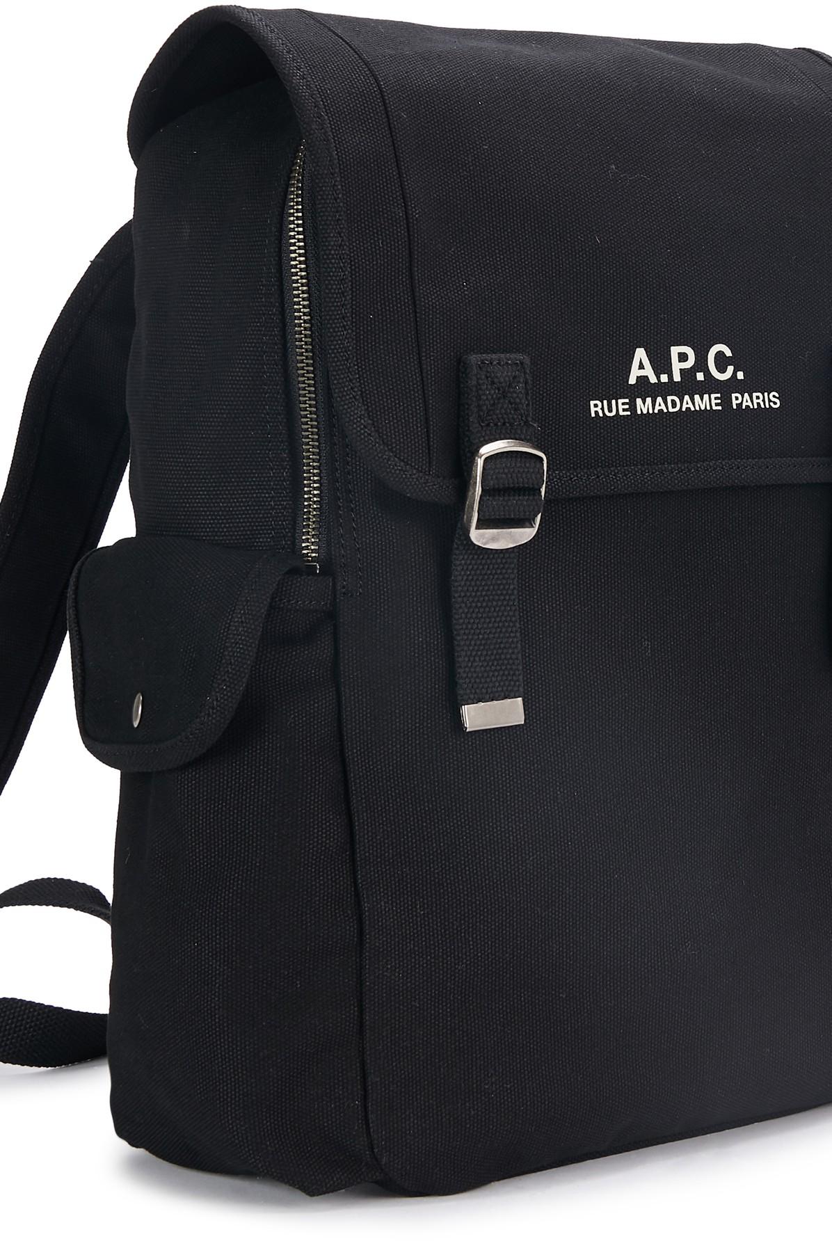 A.P.C. Recuperation Backpack in Black for Men | Lyst