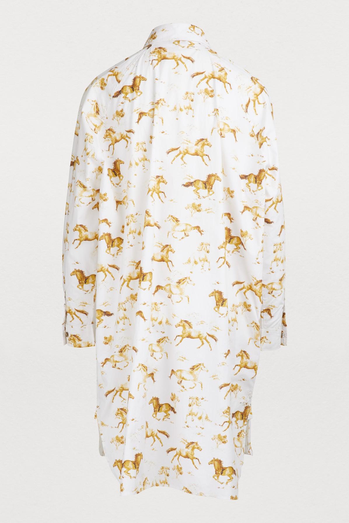 Ganni weston shirt dress Clearance