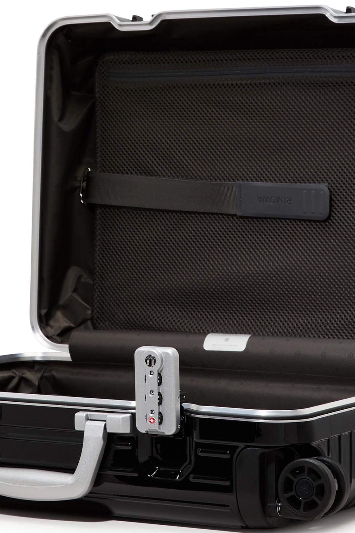 RIMOWA Hybrid Cabin S luggage in Black for Men | Lyst