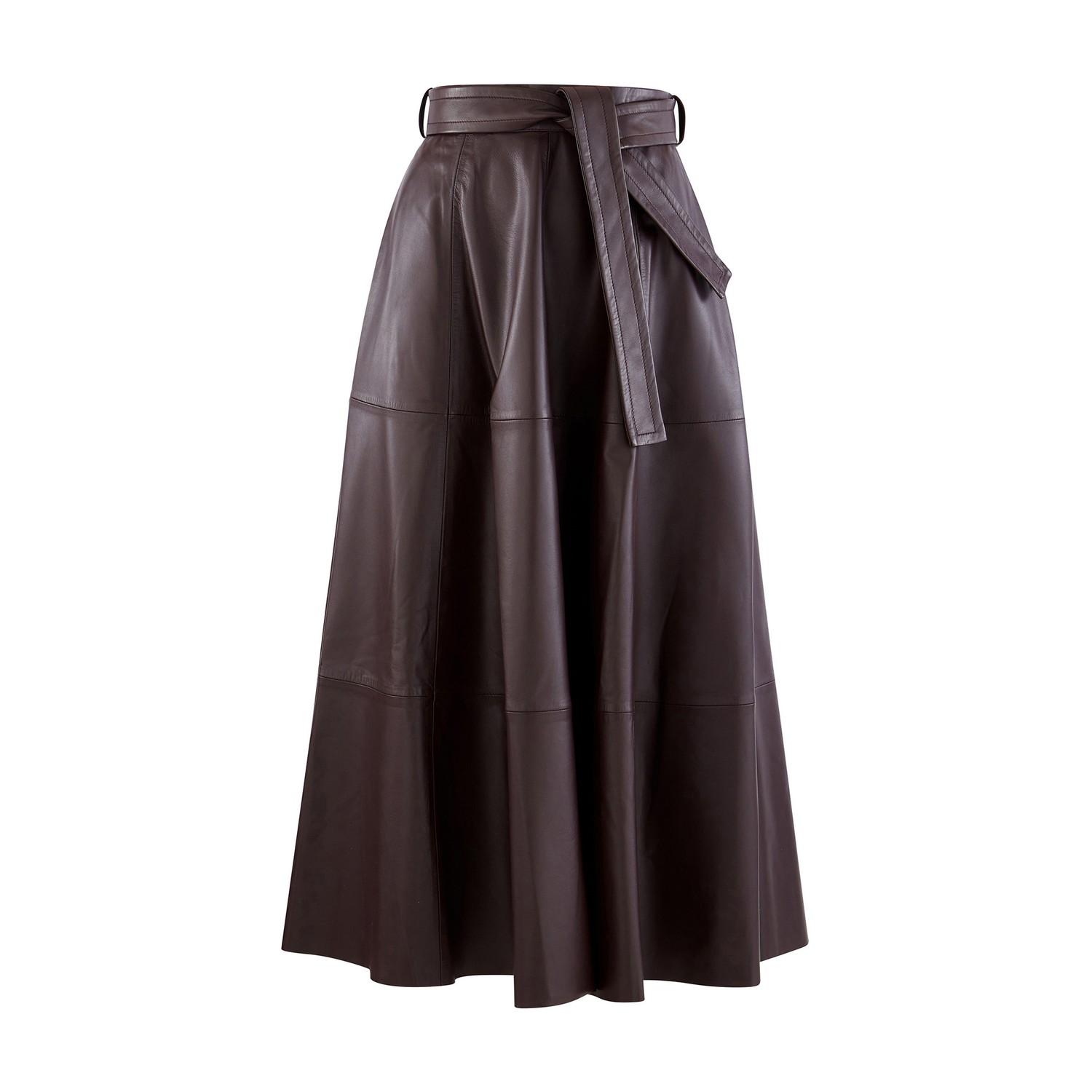 Zimmermann Resistance Leather Skirt in 
