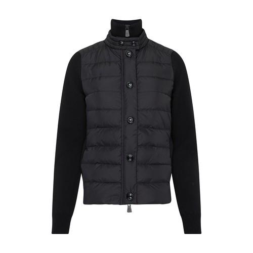 3 MONCLER GRENOBLE Buttoned Padded Jacket in Black Lyst UK