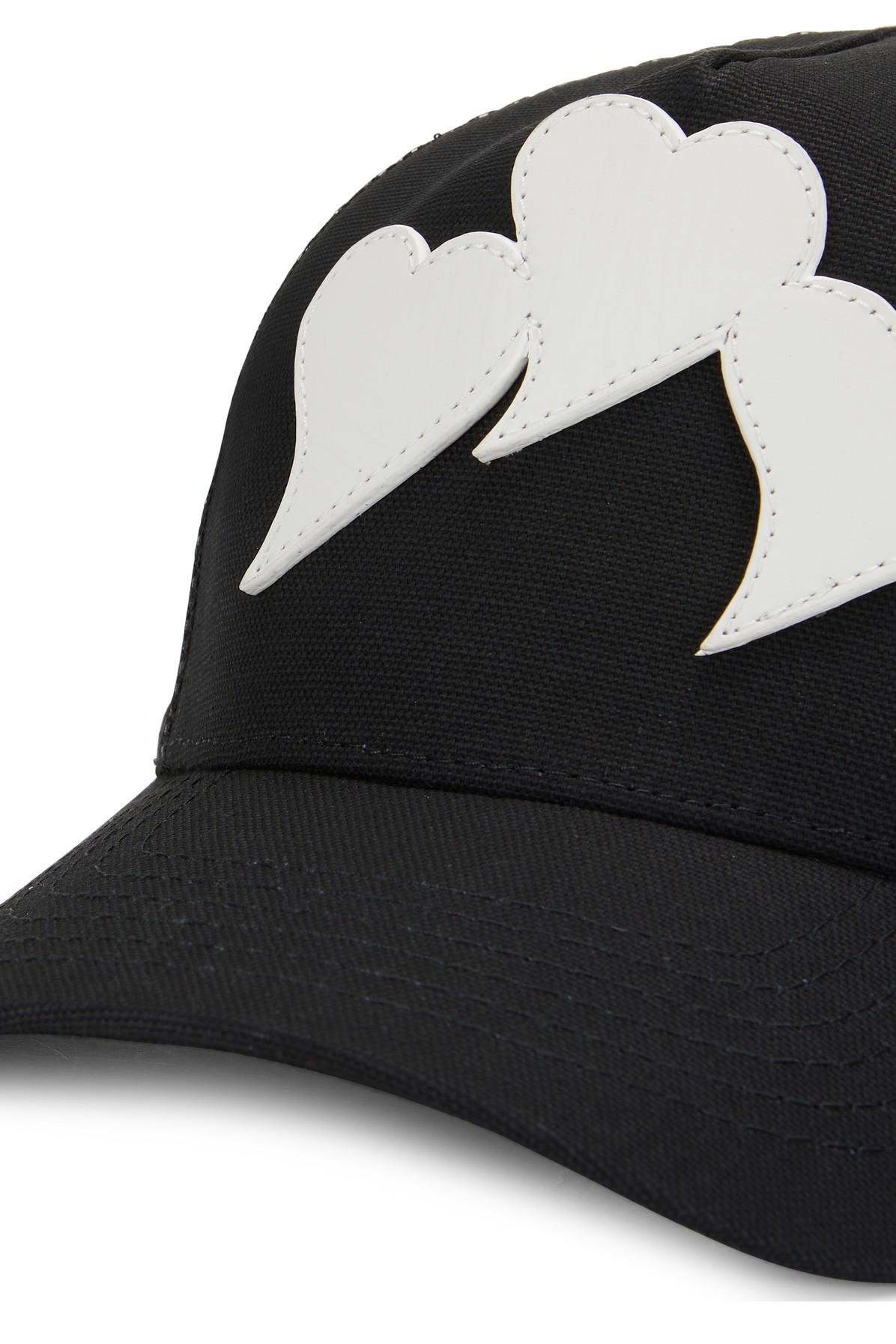 Amiri 3 Hearts Trucker Hat in Black for Men | Lyst