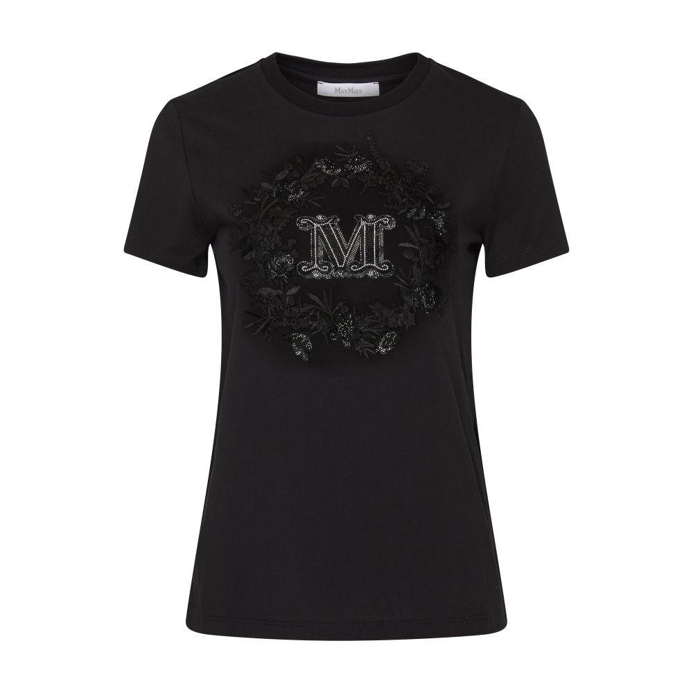 Max Mara Elmo T-shirt in Black | Lyst