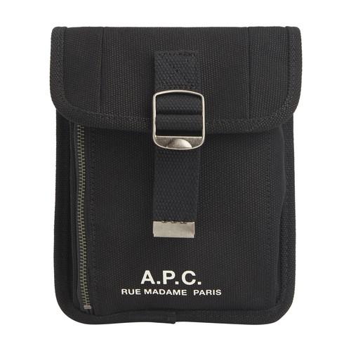 A.P.C. Cotton Recuperation Neckpouch in Black for Men | Lyst
