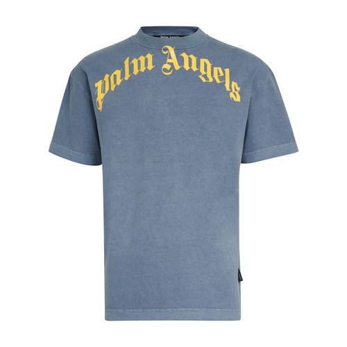 Palm Angels Vintage Wash Curved Logo T 
