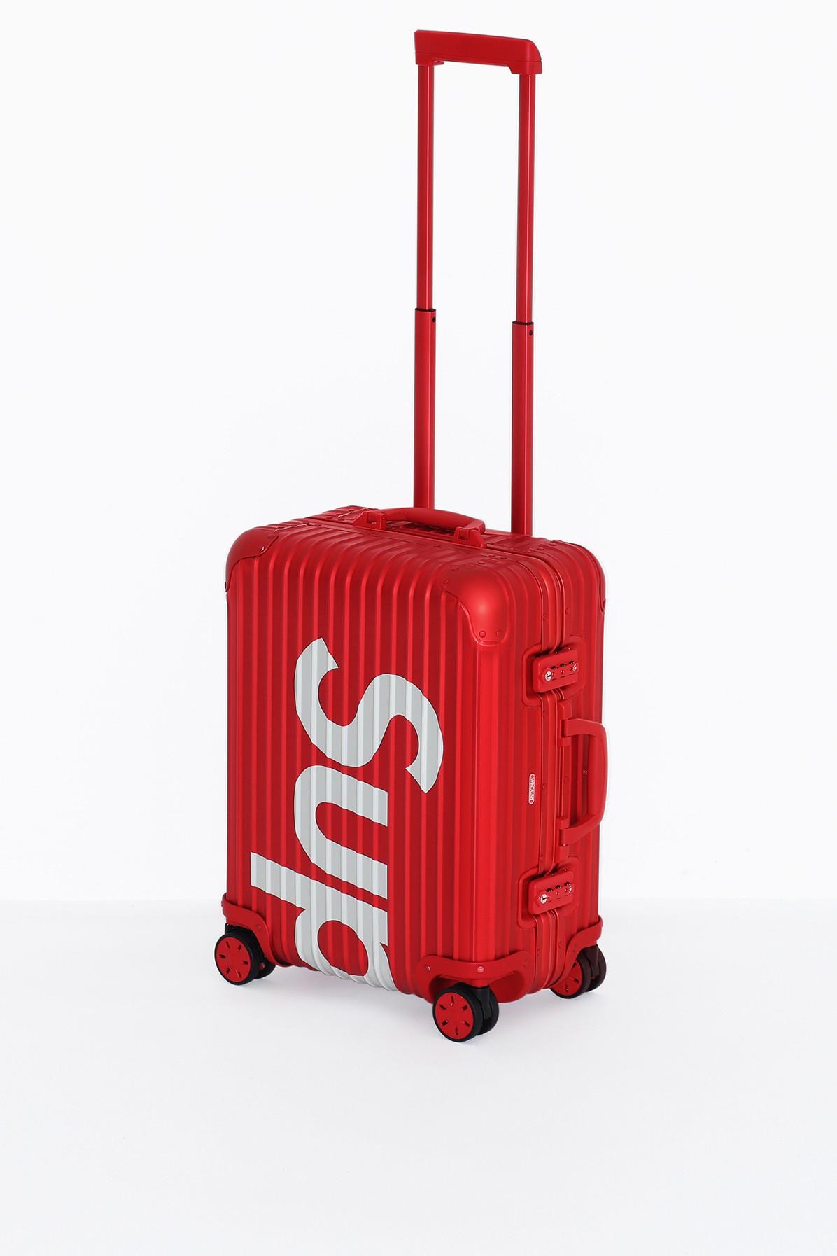 RIMOWA Supreme Topas Multiwheel 45l in Red | Lyst