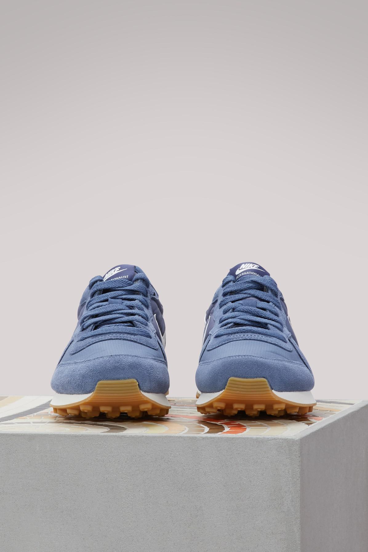 Nike Internationalist Sneakers in Blue | Lyst