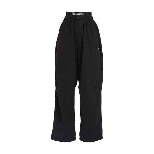 Balenciaga Elastic Sweatpants in Black | Lyst