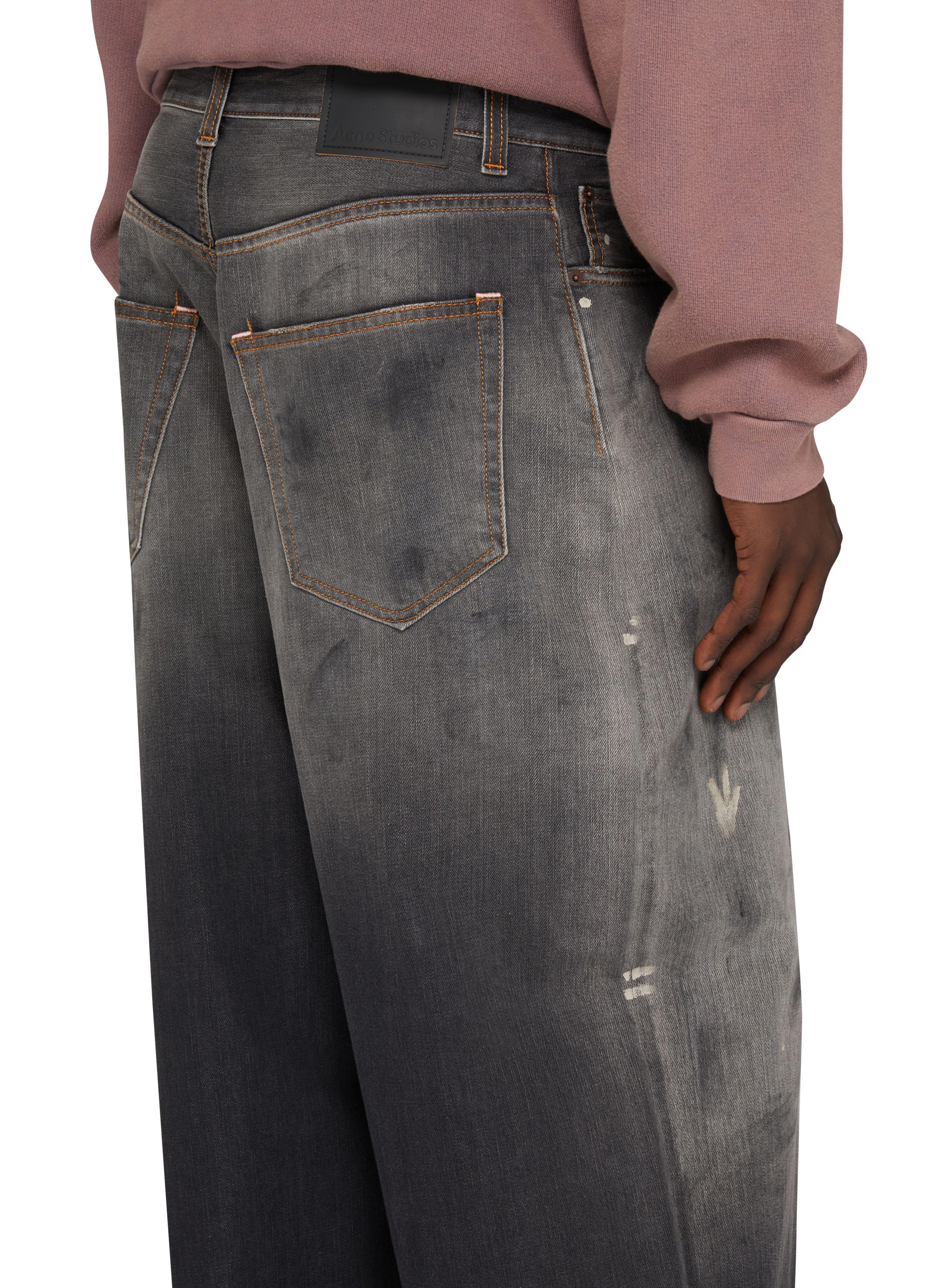 Acne Studios 2023M Trafalgar Loose Fit Jeans in Gray for Men | Lyst