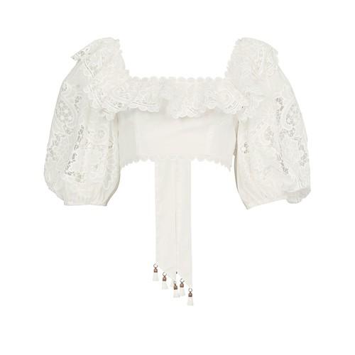 zimmermann lulu scallop frill top