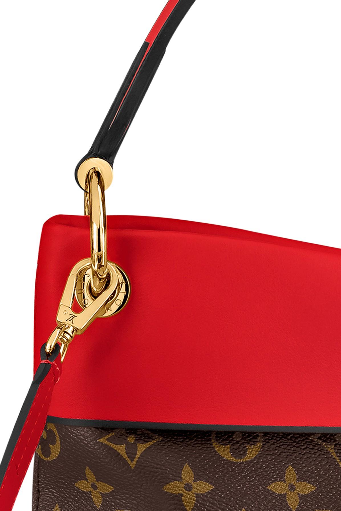 Louis Vuitton Canvas Tuileries Besace Bag in Red | Lyst