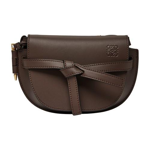 Loewe Mini Gate Dual Bag in Brown | Lyst