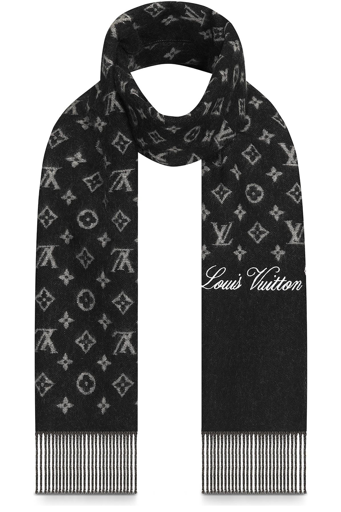 Black Louis Vuitton Scarf