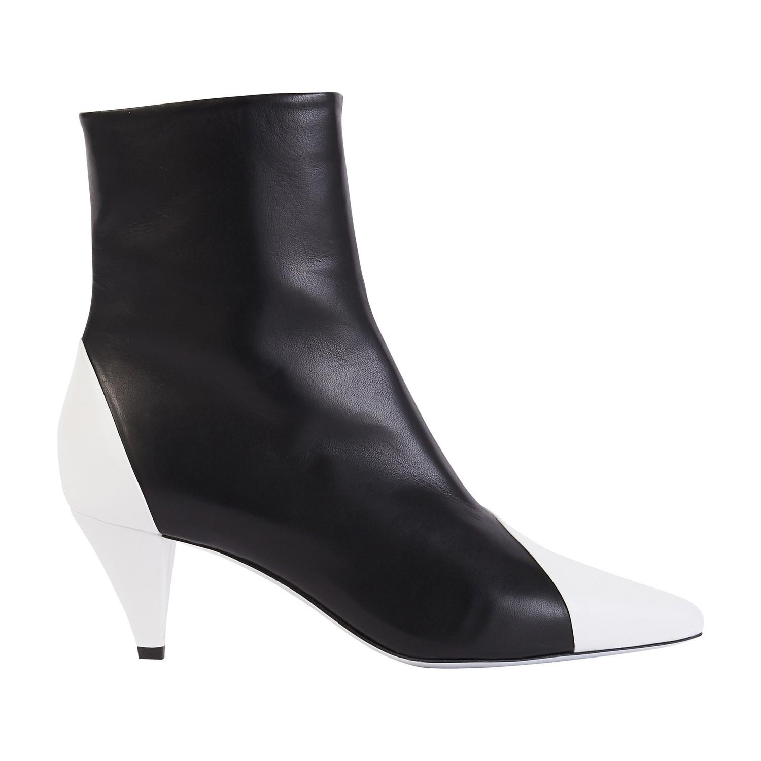 black and white givenchy boots