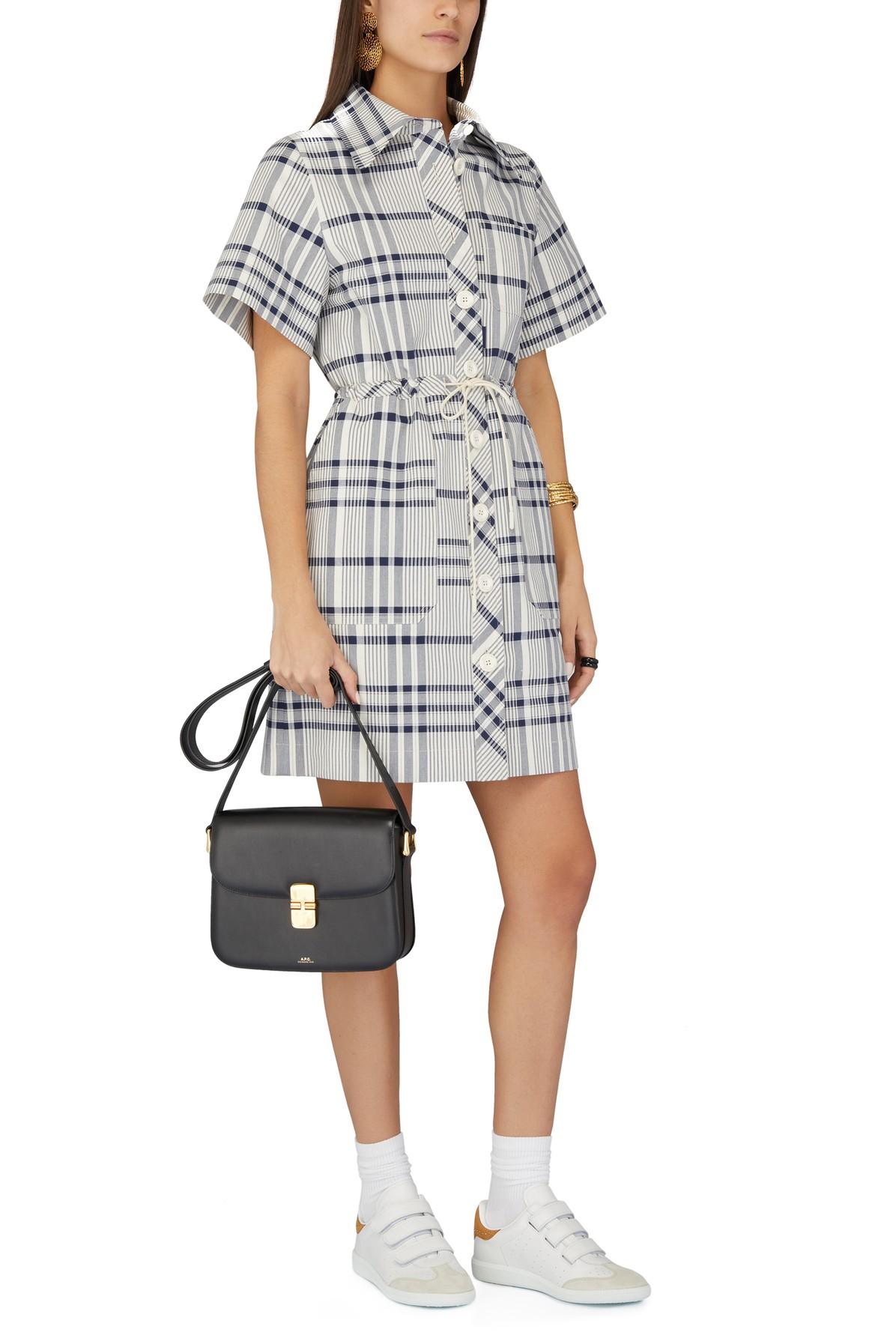 See By Chloé Mini Shirt Dress in White | Lyst