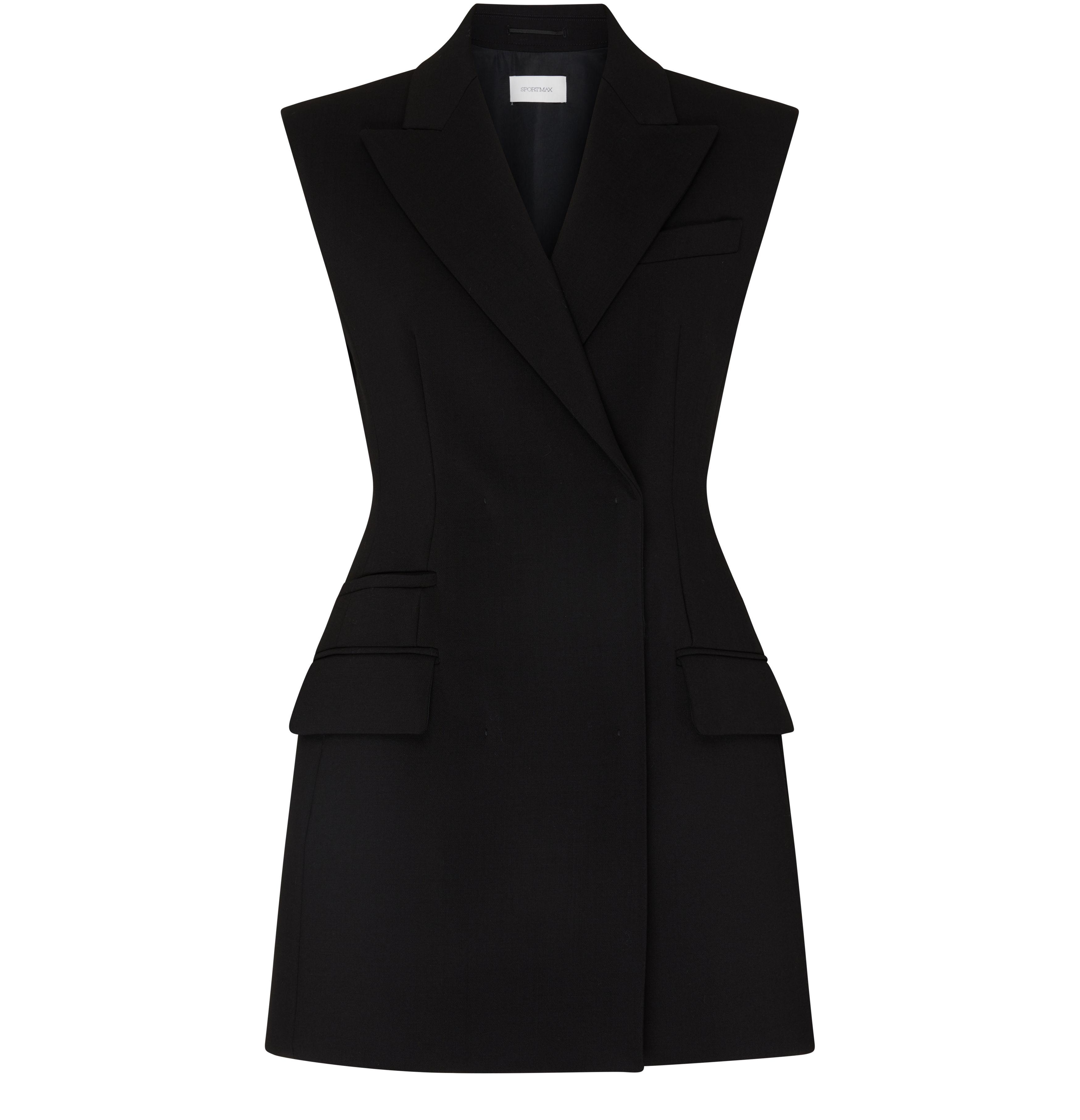 Sportmax Adepto Mini Dress in Black | Lyst