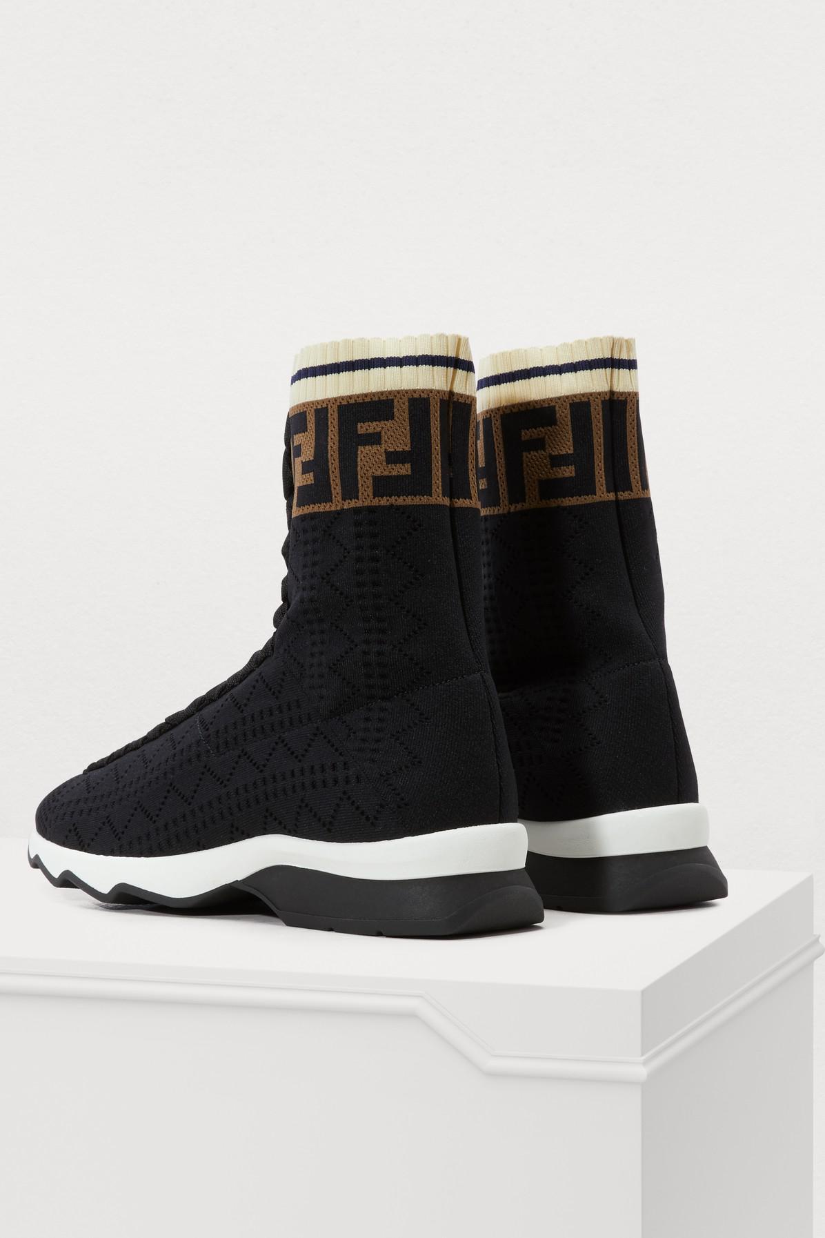 basket chaussette fendi