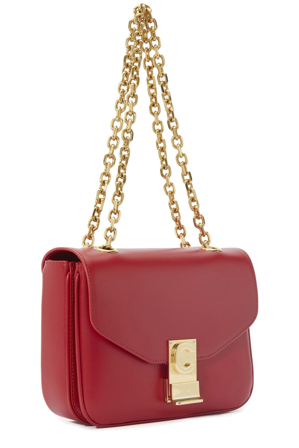 celine red bag