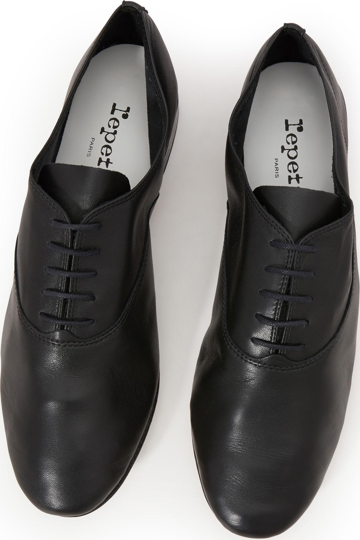 Repetto Leather Zizi Loafers in Black - Lyst