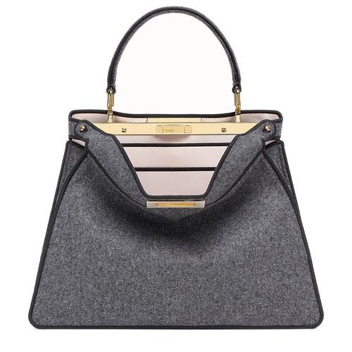 Fendi peekaboo best sale gray